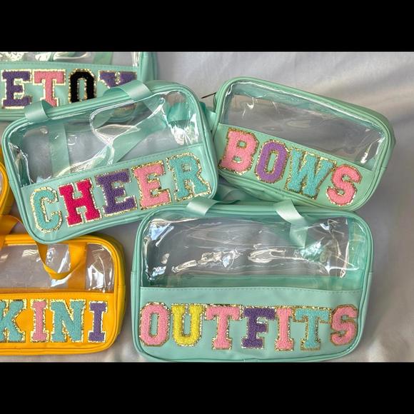 Custom Bride Makeup Bags 3 Pieces, Mrs. Personalized Cosmetic Case - Picture 3 of 9